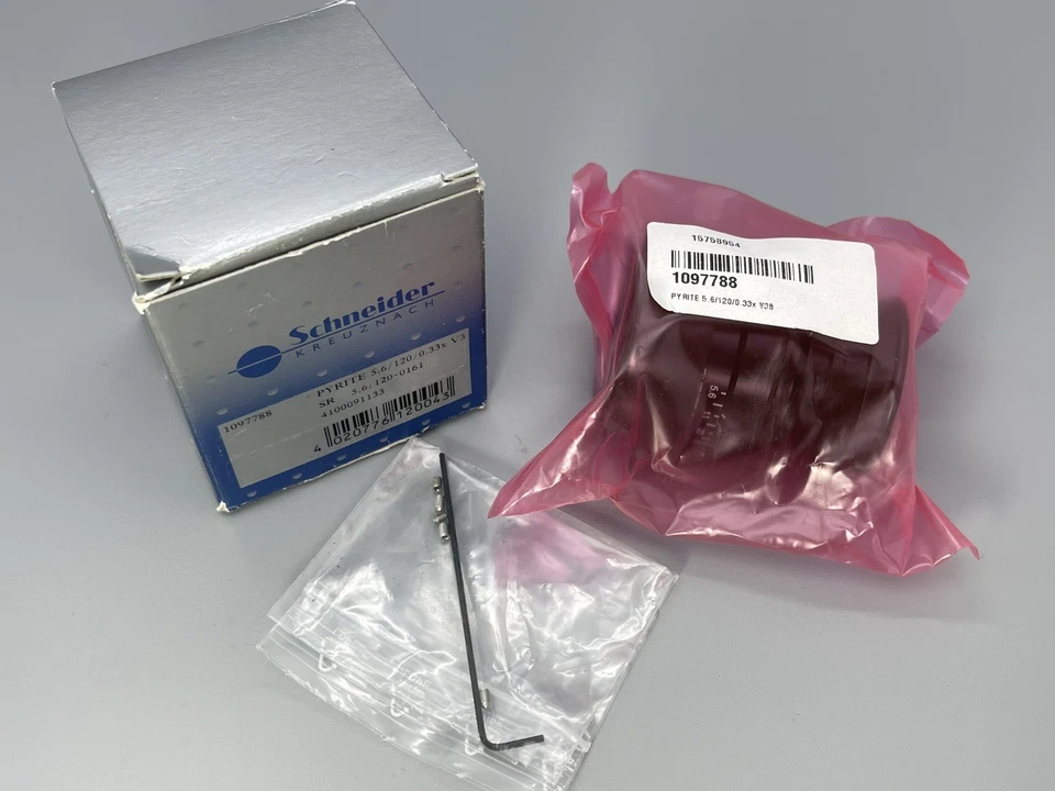 Schneider PYRITE 120mm f/5.6 Makro Lens V38 Mount 5.6/120-0161 0.33x - Image 1 of 4