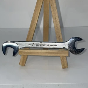 Proto Angle Open End Wrench 3328 7/16" ~ Excellent shape - Picture 1 of 5