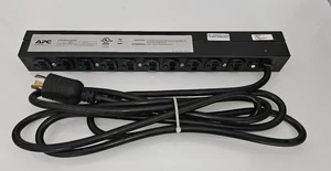 APC AP9564 1U Rack-Mount Basic PDU, 120V, 20A, 10-Outlets, L5-20P Plug - Picture 1 of 5