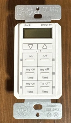 myTouchSmart Simple Set 15 Amp 120V 24 Hour In-Wall Digital Programmable Timer - Image 1 of 4