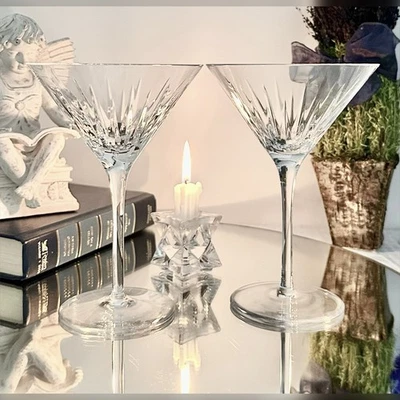 Martini Glasses Reed & Barton SoHo Martini Glasses Reed and Barton Barware NOS 2 - Image 1 of 4