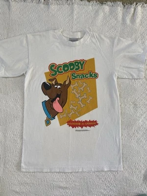 Винтажная футболка 90-х Scooby Doo Scooby Snacks графическая Stanley Desantis средний размер - Изображение 1 из 4