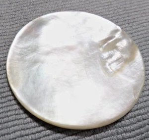 Large Vintage Antique MOP Mother of Pearl Button 2 & 3/16" Inch - Picture 1 of 4