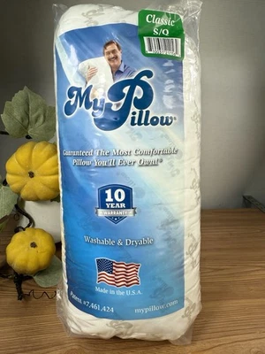 MyPillow Nueva Almohada de Cama Premium STD/QUEEN Lavable y Sellada en Seco Sin Abrir Foto 1 de 4