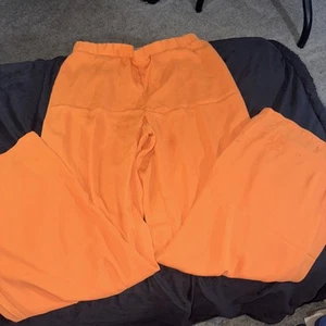 Pantalones de mujer talla grande cintura elástica de Monroe y naranja principal - Imagen 1 de 8