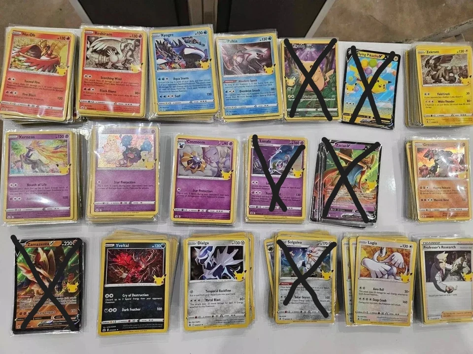 Pokemon Celebrations Partial Set 13 of 25 TCG! Duplicates As Stocks Go Down! - Image 1 of 1