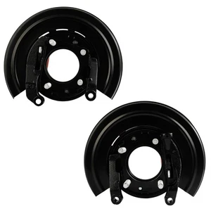 Rear LH+RH Brake Dust Shield Backing Plates For Ford F250 F350 Excursion Truck - Picture 1 of 9