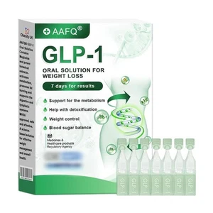 AAFQ GLP~1 Moringa Weight Loss Fat Burner Drop Plant-Based GLP~1 Peptide Complex - Bild 1 von 15