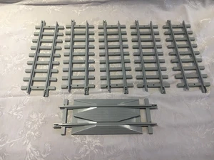 PRECIOUS MOMENTS Sugar Town Holiday Express Replacement STRAIGHT TRACK Set Of 6 - Picture 1 of 4