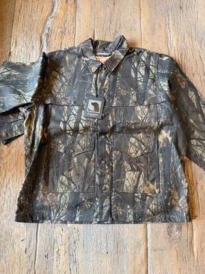 Filson Mens Tin Cloth Cruiser Jacket Realtree Camo Hardwoods Camo Size XXL - Image 1 of 4