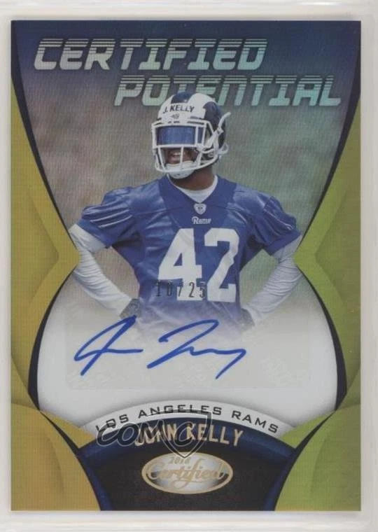 2018 Certified Potential Signatures Mirror Gold /25 John Kelly Rookie Auto RC - Image 1 of 2