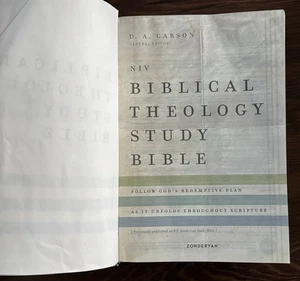 NIV, Biblical Theology Study Bible, Leather Cover, Comfort Print - Preowned - Bild 1 von 3