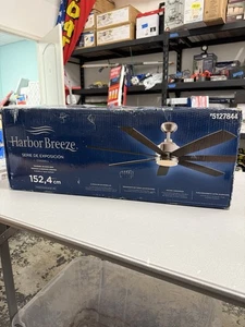 60” Color-Changing Integrated LED Outdoor Downrod or Flush Mount Ceiling Fan - Picture 1 of 11