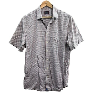 Untuckit Plaid Button Up Shirt Size Large Tall Slim - Picture 1 of 5