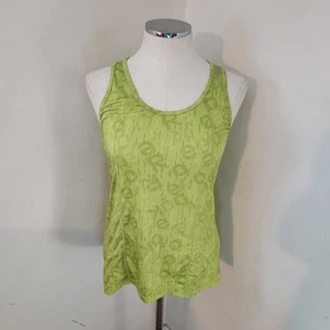 Reebok Damen limettengrün sportliches Tank Top Racerback sportliche Passform M - Bild 1 von 5
