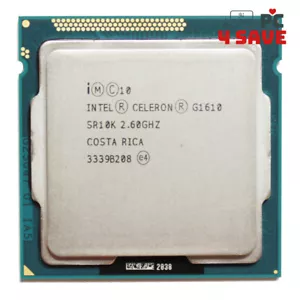 Intel Celeron Dual-Core G1610 SR10K 2.60GHz LGA 1155 Desktop Coin Mining CPU - Picture 1 of 2