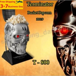 T1 Terminator Dark Fate Bucket Popcorn & Eyes Lights Movie Theater Exclusive - Picture 1 of 12