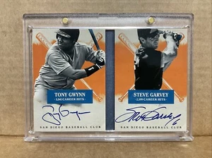 2013 Panini Americas Pastime Hitters Ink Booklet Tony Gwynn Steve Garvey Auto 25 - Picture 1 of 8