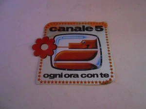adesivo sticker-CANALE 5 OGNI ORA CON TE-cm.10,5x12 - Picture 1 of 1