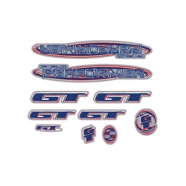 GT BMX PRO FREESTYLE フレームステッカーセット 1996 GT BMX - Pro Freestyle TOUR TEAM decal set | BMX Products USA