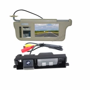 Sun Visor Rear View Mirror Monitor Reversing Camera for Toyota RAV4 2006-2012 - Picture 1 of 8