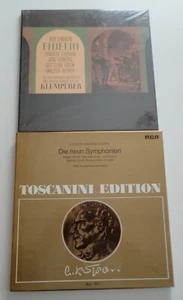 2 Beethoven Box Set Lp Fidelio Angel 3625 Symphony RCA AT 600 26.35115 Toscanini - Picture 1 of 11