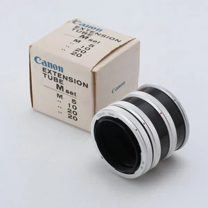 Canon Extention Tube M Set M5 M10 M20 M20 Rings for FD /FL/R lens made in Japan - Picture 1 of 11