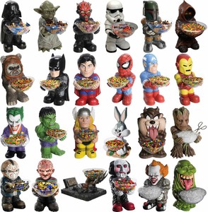 Candy Bowl Holder Süssigkeiten Halter Butler Schale Figur