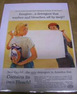 Anuncio original de revista detergente de óxido 1957 - Imagen 1 de 1