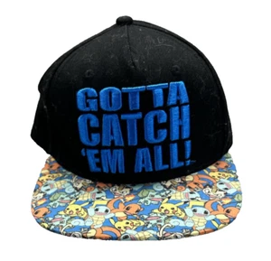 Pokemon Gotta Catch Em All Snap Back Youth Hat Cap Black 2017 Embroidered - Picture 1 of 3