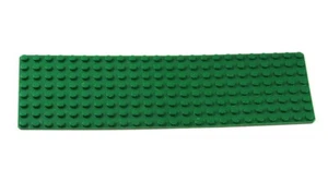 LEGO® Grundplatte Bauplatte 8x24 Noppen Platte Grün Polizei Ritter City Piraten - Bild 1 von 1
