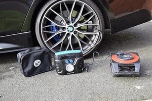 Tyre Inflator Pump - 240V Car Tyre Inflator (Mains) or 12V DC Tyre Compressor... - Picture 1 of 9