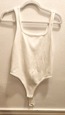 Body sin mangas acanalado blanco talla S/M Gypsy & Jade para mujer #57 Foto 1 de 4