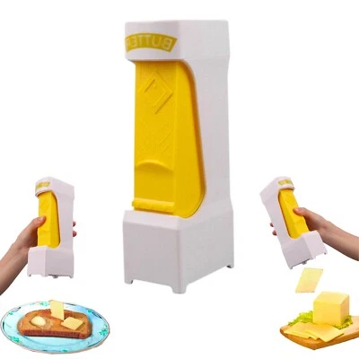One-Click Butter Slicer with Stainless Steel Blade for Cheese, Bread Decoration