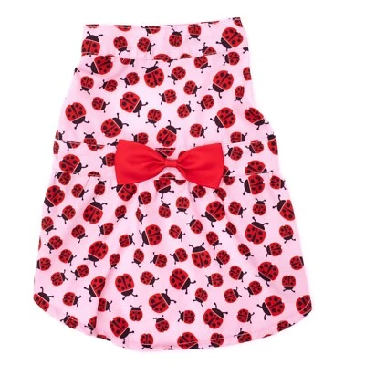 Vestido ligero de algodón THE WORTHY DOG Ladybug para perro tallas XS-XXL Foto 1 de 4