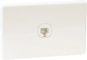 QCE Slimline CAT6 Data Wall Socket Outlet RJ45 for Ethernet Network Telephone - Picture 1 of 1