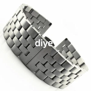 16 18 19 20 21 22 24 mm Metall Uhrenarmband Edelstahl Uhrenarmband Strap - Bild 1 von 15