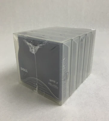 5x New OEM Dell ULTRIUM 2 LTO Data Cartridges 200 GB Native 400 GB Compressed - Image 1 of 4
