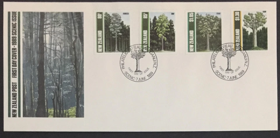 New Zealand - 1989 First Day Cover - Native Trees - Image 1 of 1