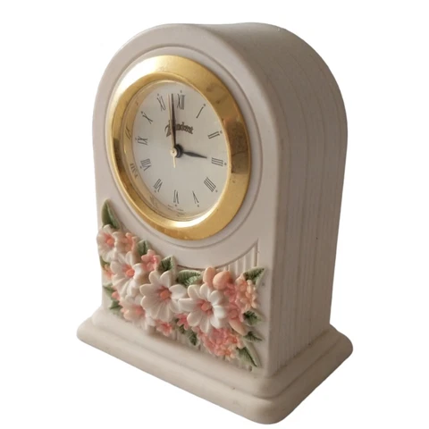 Handcast Designs Mini Clock Vintage Floral Limited Japan Movement Video Works Cover