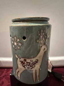 Scentsy Wachswärmer Rentner Winter Hirsch Rentier Reh Schneeflocke Urlaub Schnee - Bild 1 von 7