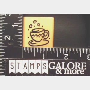 Anita's Rubber Stamps KLEINE BRÜHEN KAFFEE TEE TASSE UNTERTASSE #W04 - Bild 1 von 2