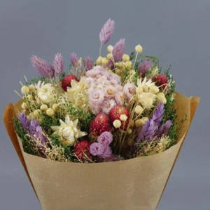 Bouquet Ramo de Flor Seca Lavanda Amarillo 30 cm para Decoración Hogar - Imagen 1 de 1
