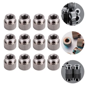 15 Pcs Roue D'alimentation De Poulie Acier Engrenage D'entraînement - Photo 1/12