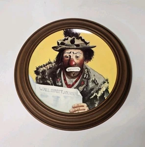 The Clown Of Pantomime, Emmett Kelly Jr Plate "Big Business" By Charlotte Kelley - Bild 1 von 3