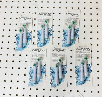 6 Pack - Interplak by Conair OptiClean Replacement Brush Heads, 2 EA - Image 1 of 4