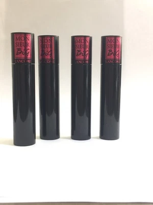 4 LANCOME MONSIEUR BIG MASCARA BLACK Travel 0.06 OZ MINI  New bulk - Image 1 of 3
