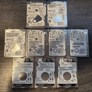 Lot Of 9 500GB SATA 2.5 Drives - Picture 1 of 4
