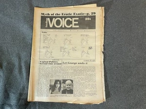 Giornale Village Voice novembre 1972 Capitano Cuore di Manzo Alice Cooper Zappa Madri - Foto 1 di 6