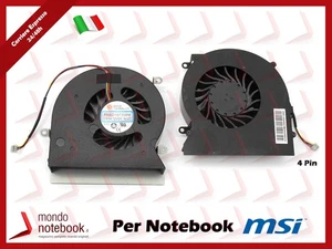 Kühler Fan CPU MSI Gt62 Gt62vr 16l1 16l2 16l3 S5 S6 PABD19735BM-N322 - Bild 1 von 1